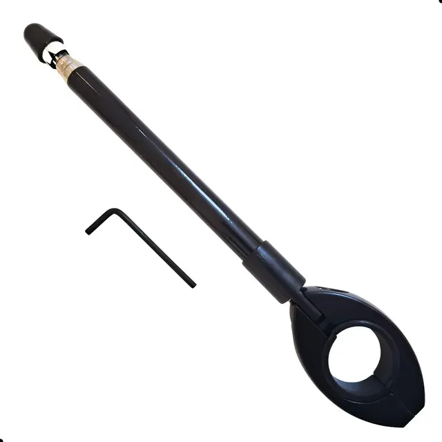 Antena Corta Pipa Moto Bike Guidão Retrátil Anti Cerol Preto