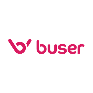 Cupom Buser válido e logotipo oficial da empresa para desconto em passagens de ônibus