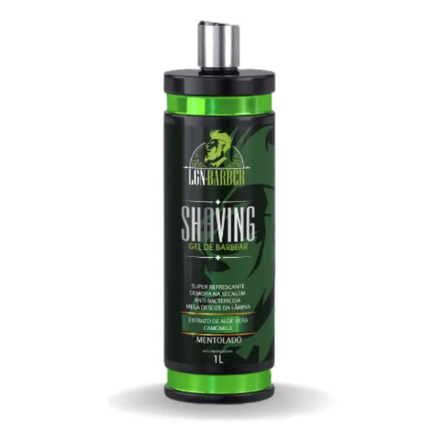 Gel De Barbear Shaving 1l Para Barbearias 2 Anos