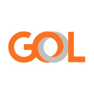 Cupom GOL válido e logotipo oficial da companhia aérea para desconto em passagens