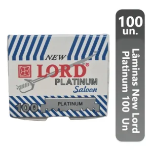 Lâminas De Barbear Lord Platinum 100 Un