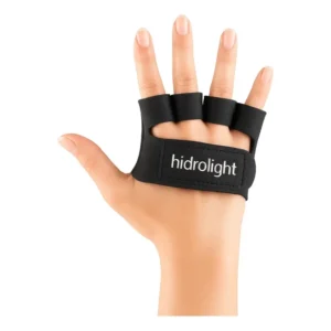 Luva Mini Palma Hidrolight Neoprene Musculação Crossfit Academia Antiderrapante Protetor Palmar Treino Conforto Proteção Contra Calos Cor Preta Tamanho M