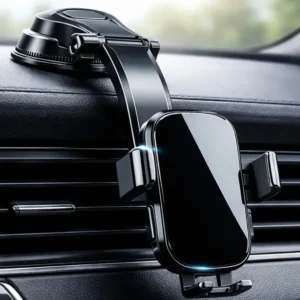Suporte De Celular Veicular Automotivo Pra Carro Mesa Porta Painel Parede Caminhão Vw Up Jetta Volkswagen Ônix Corolla Gol Universal Ayann Preto