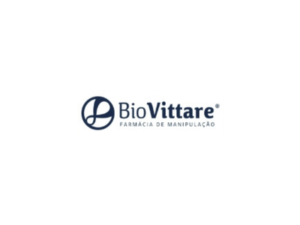 Logotipo oficial da farmácia de manipulação BioVittare no site Garimpada