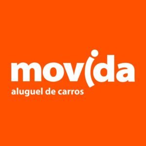 Logotipo oficial da Movida Aluguel de Carros no site Garimpada